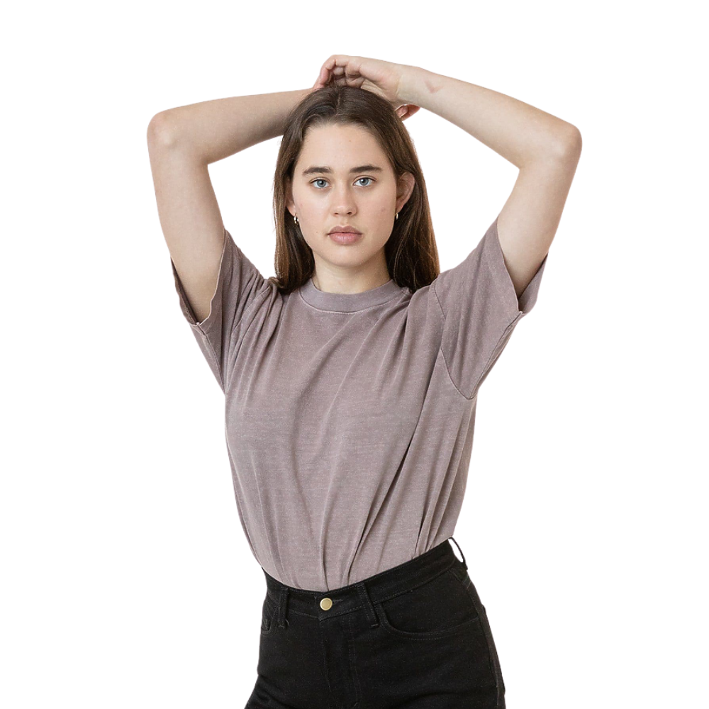 Los Angeles Apparel - 1801GD-B Garment Dyed T-Shirt (Heavy weight)(more colors)