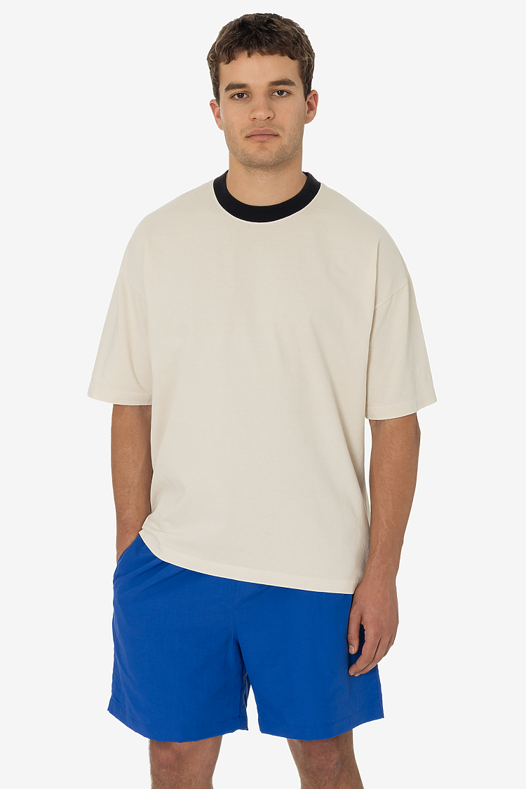 Los Angeles Apparel 1801GDRIN Ring 6.5oz S/S Garment Dye Tee