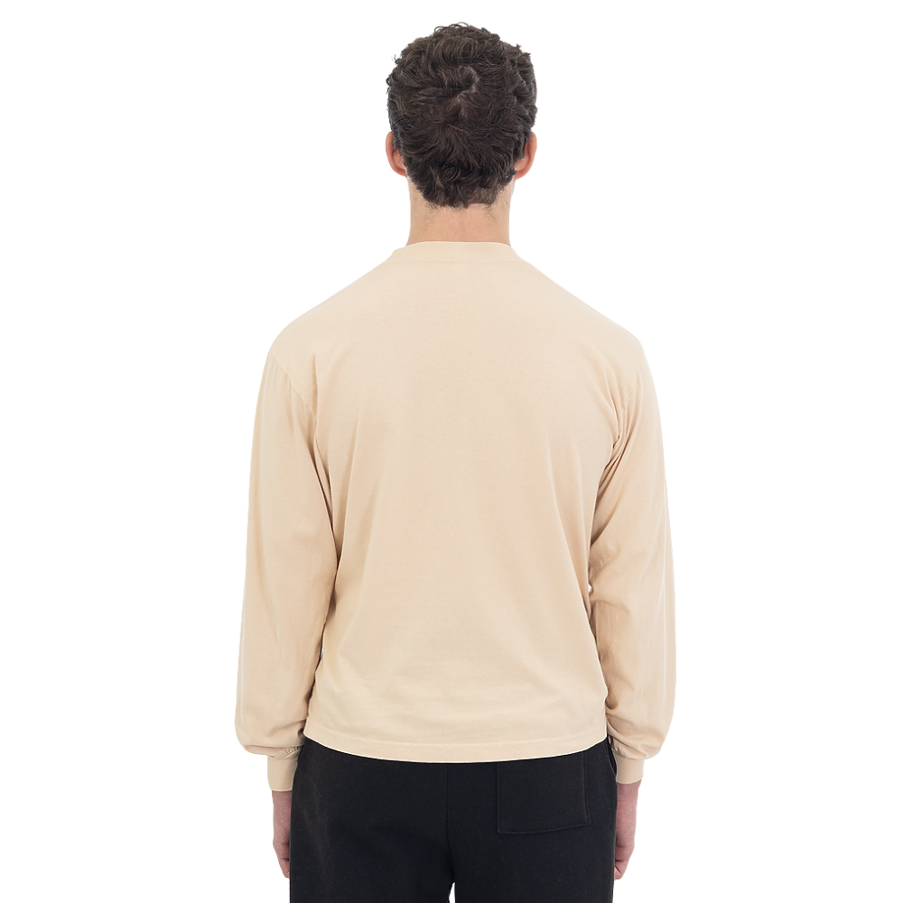 Los Angeles Apparel -1807GD-A - 6.5oz Long Sleeve Garment Dye Crew Neck T-Shirt