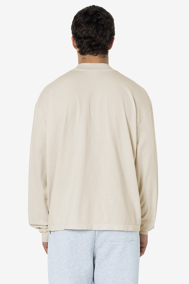 Los Angeles Apparel 1827GD 18/1 L/S OVERSIZED MOCK