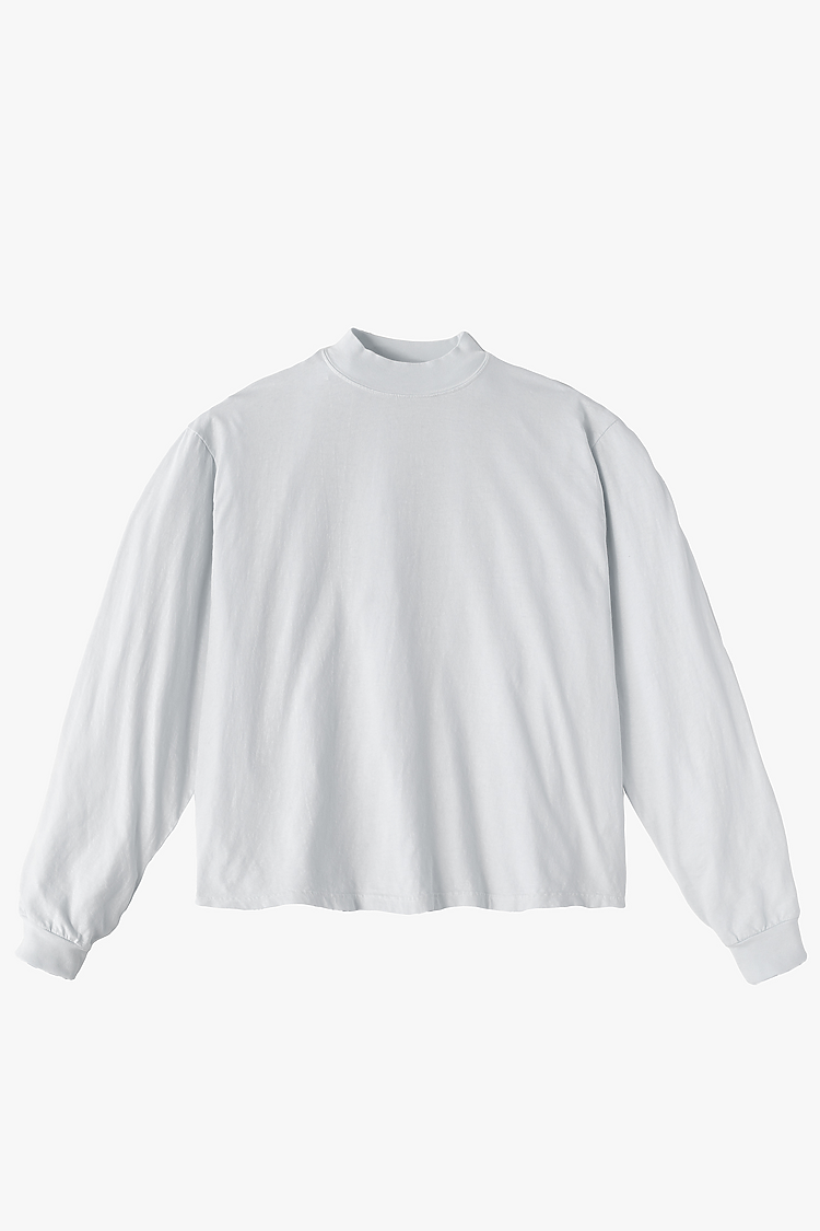 Los Angeles Apparel 1827GD 18/1 L/S OVERSIZED MOCK