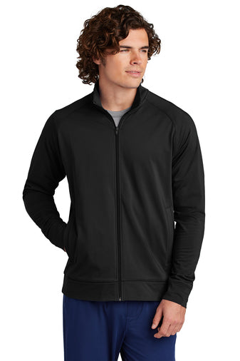 ST857  Sport-Tek Sport-Wick Stretch Full-Zip Cadet Jacket