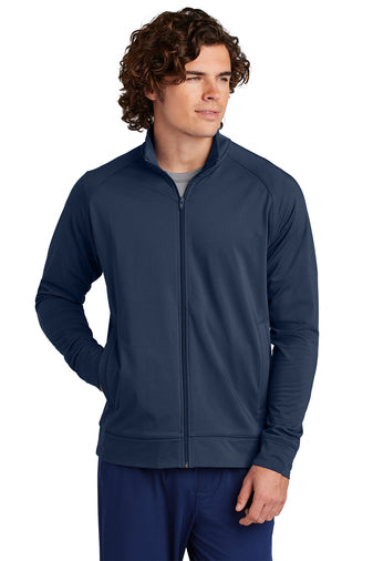 ST857  Sport-Tek Sport-Wick Stretch Full-Zip Cadet Jacket