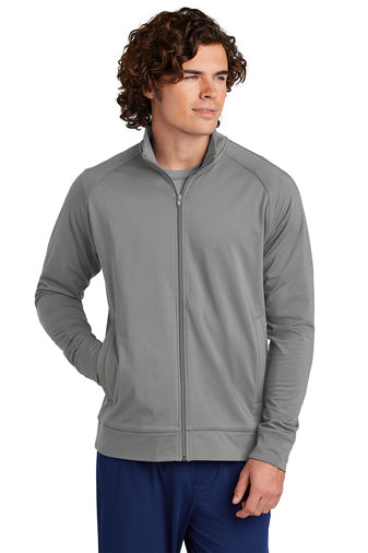 ST857  Sport-Tek Sport-Wick Stretch Full-Zip Cadet Jacket