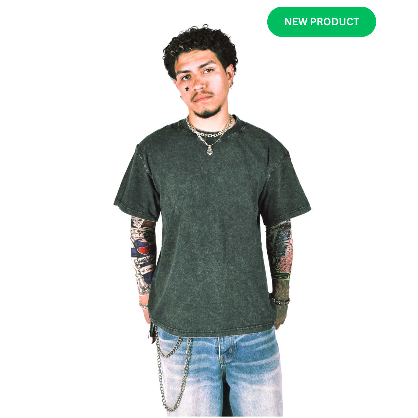 Sky Wear Basics 925 Mineral Wash Tee