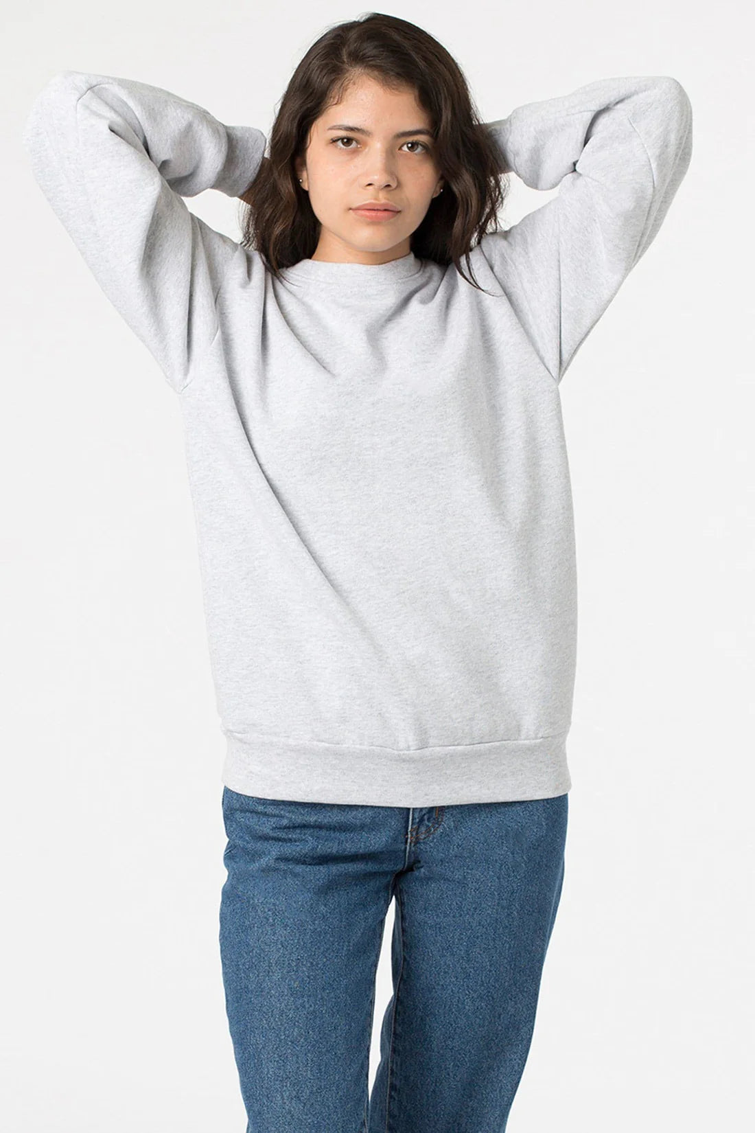 Los Angeles Apparel - HF-07  Heavy Fleece Pullover Crewneck Sweatshirt