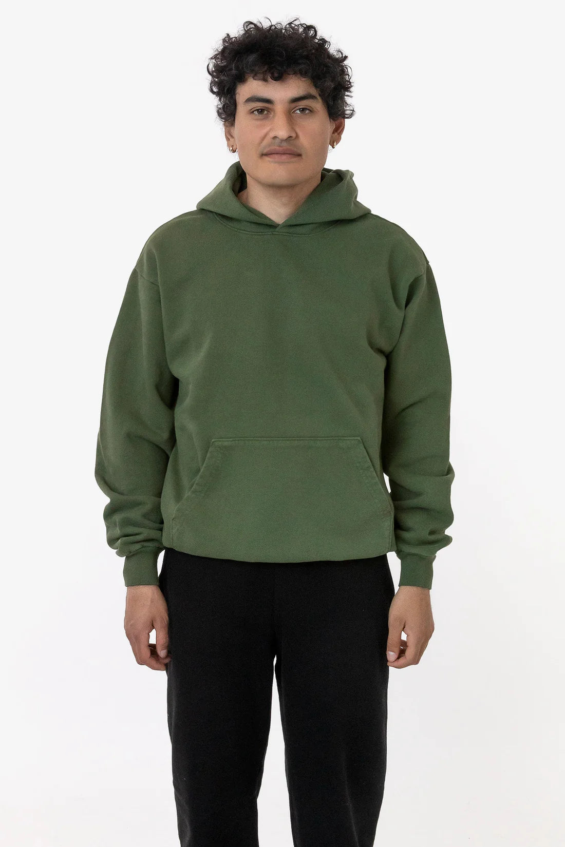 Los Angeles Apparel - HF09GD-B - Heavy Fleece Hooded Pullover Sweatshirt (New & Now)
