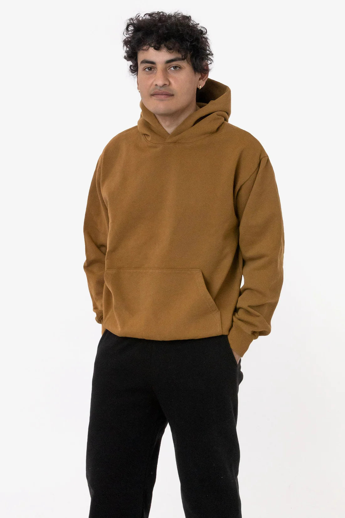Los Angeles Apparel - HF09GD-B - Heavy Fleece Hooded Pullover Sweatshirt (New & Now)