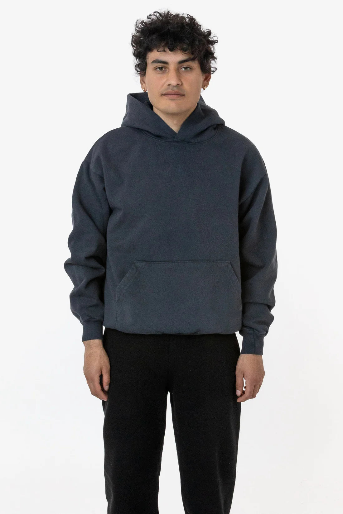 Los Angeles Apparel - HF09GD-B - Heavy Fleece Hooded Pullover Sweatshirt (New & Now)