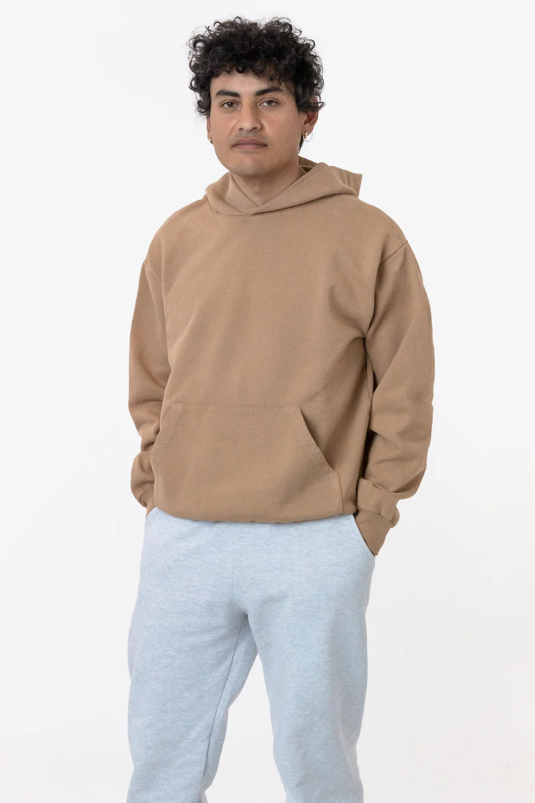 Los Angeles Apparel - HF09GD-B - Heavy Fleece Hooded Pullover Sweatshirt (New & Now)
