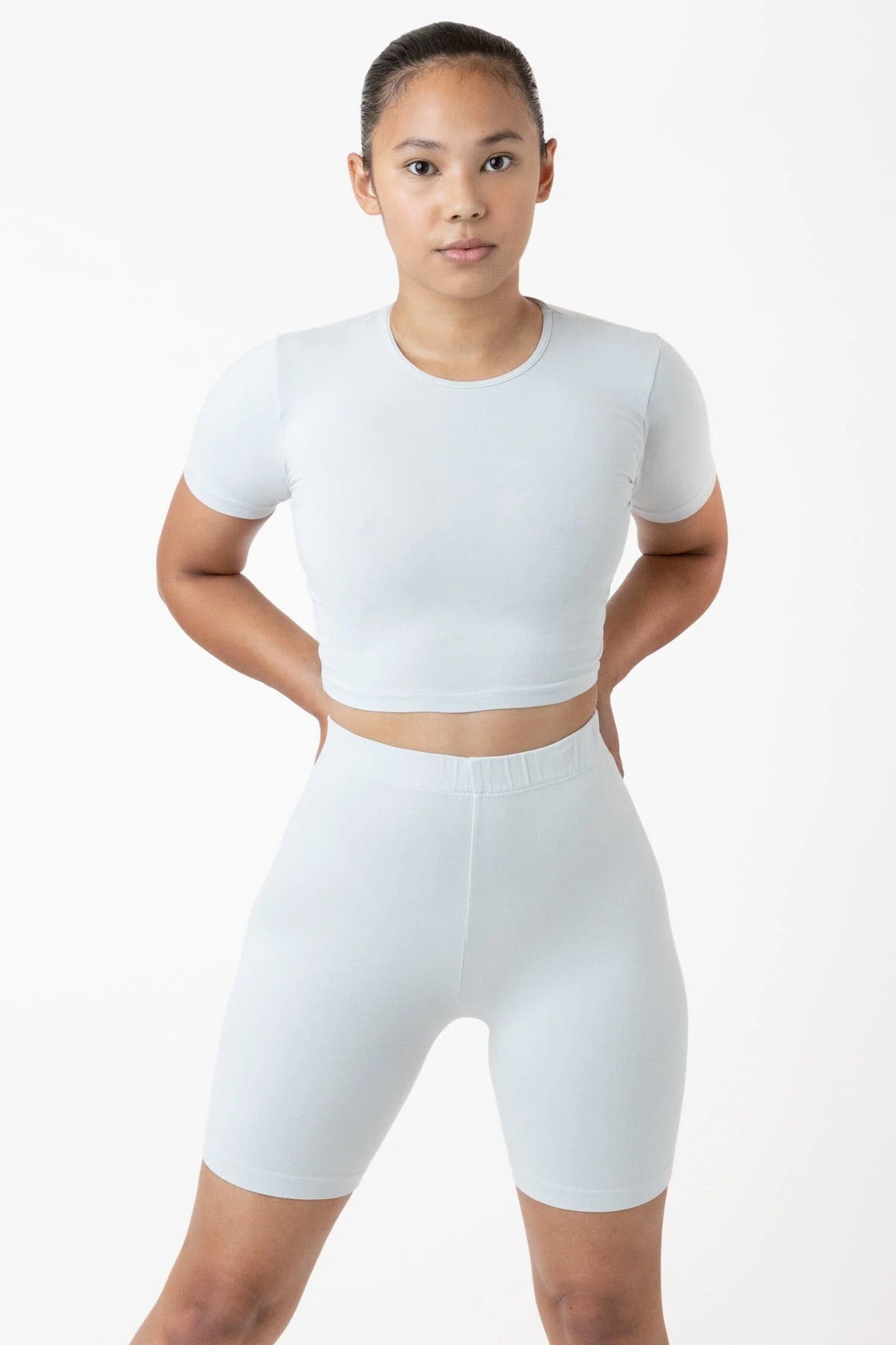 Los Angeles Apparel - 83078GD - Garment Dye Short Sleeve Crop Top