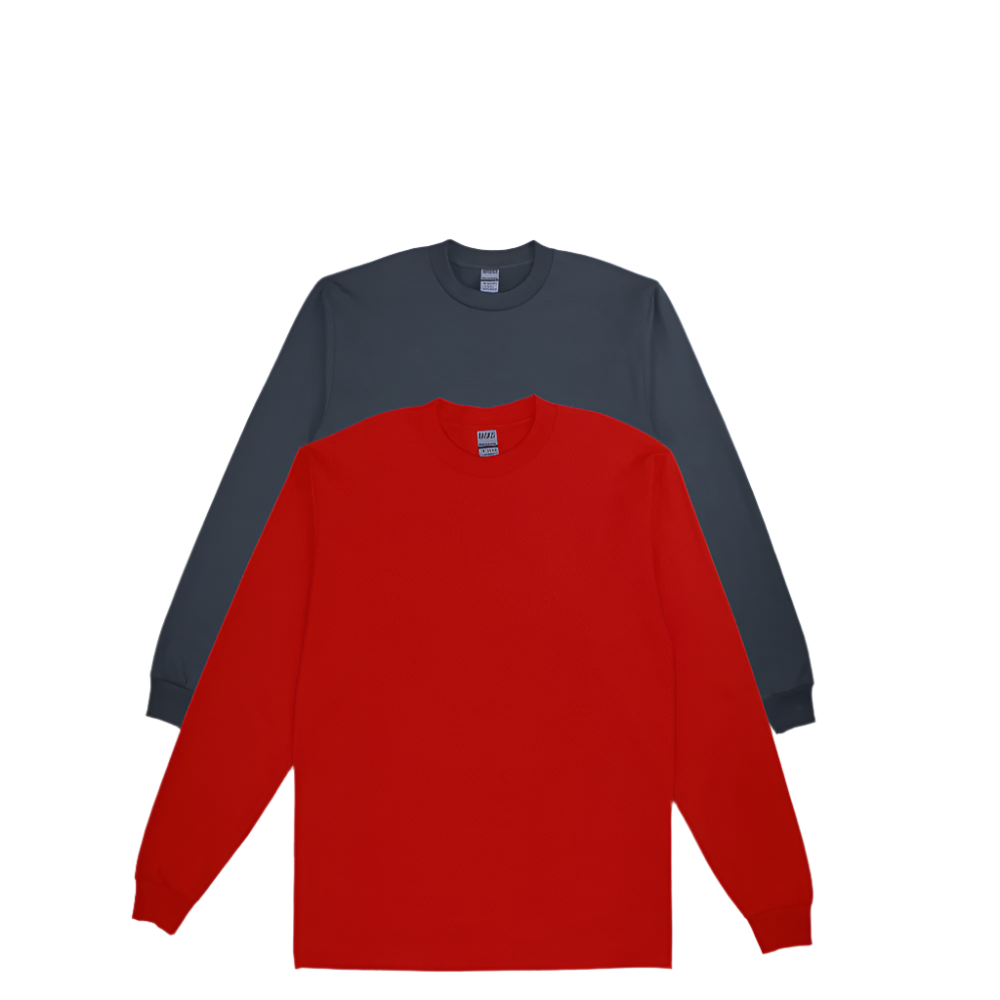 Sky Wear Blanks - "Basics" Classic Long Sleeve T-Shirt Mockups