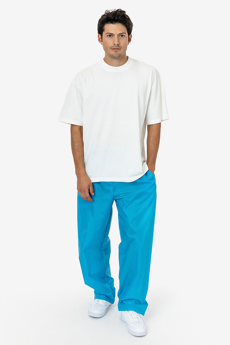 Los Angeles Apparel RNF445 Wide Leg Nylon Taffeta Pant