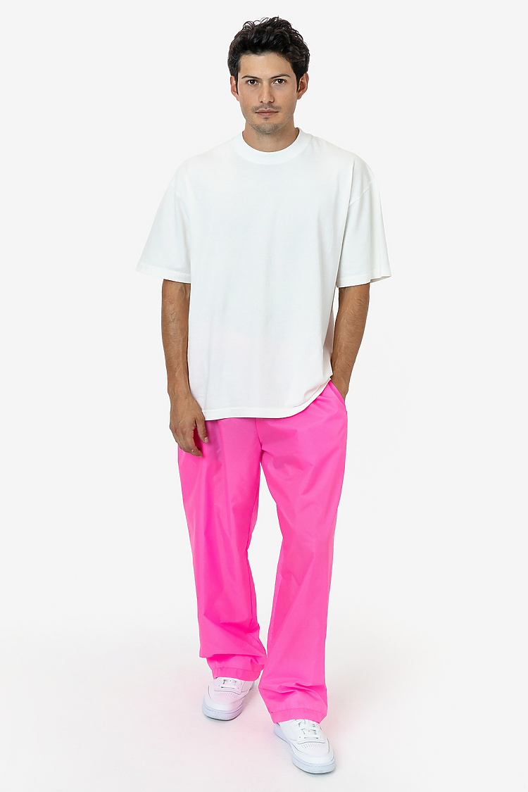 Los Angeles Apparel RNF445 Wide Leg Nylon Taffeta Pant