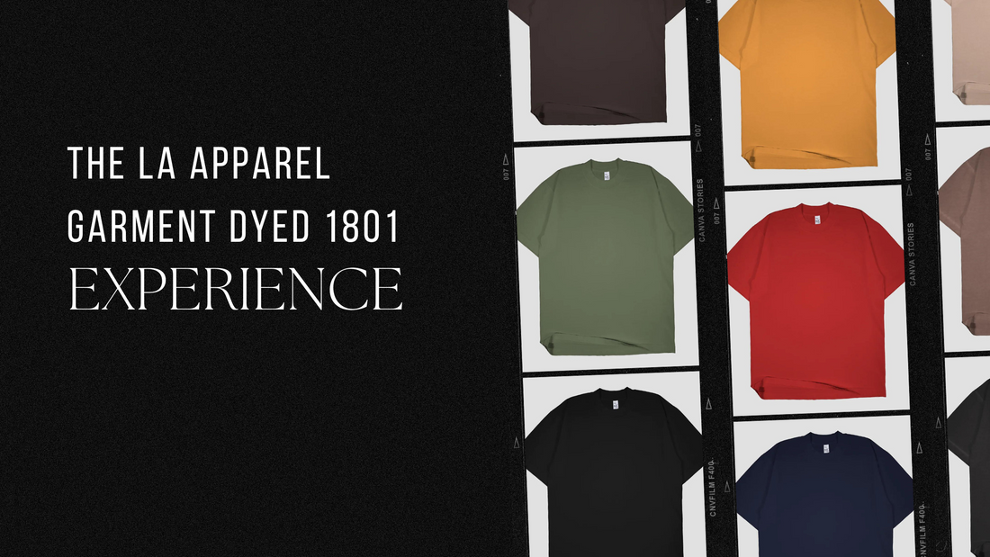 Revolutionizing Comfort: The LA Apparel Garment Dyed 1801 Experience
