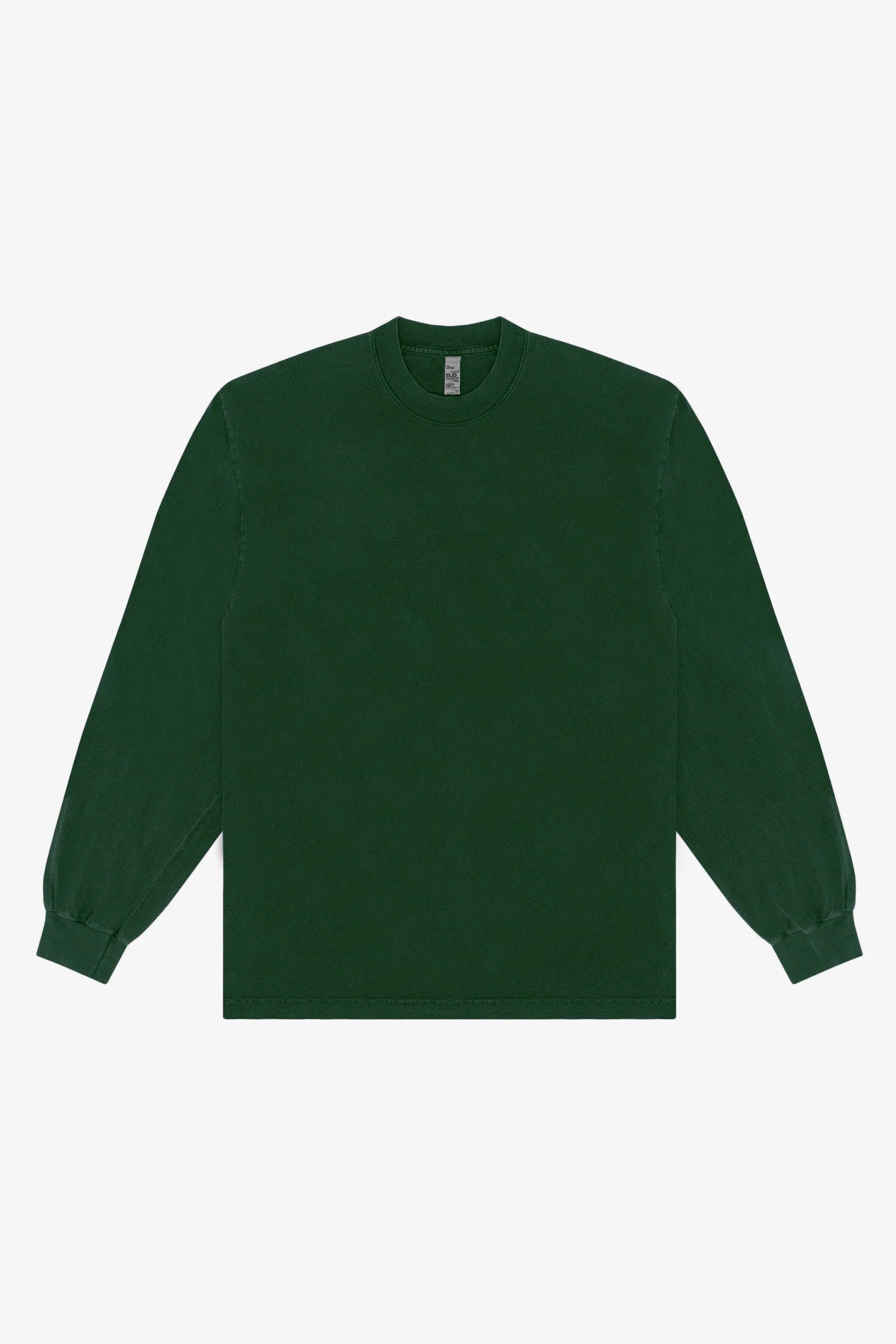 8387GD - Garment Dye Ruched Long Sleeve Micro Crop Top – Los Angeles Apparel