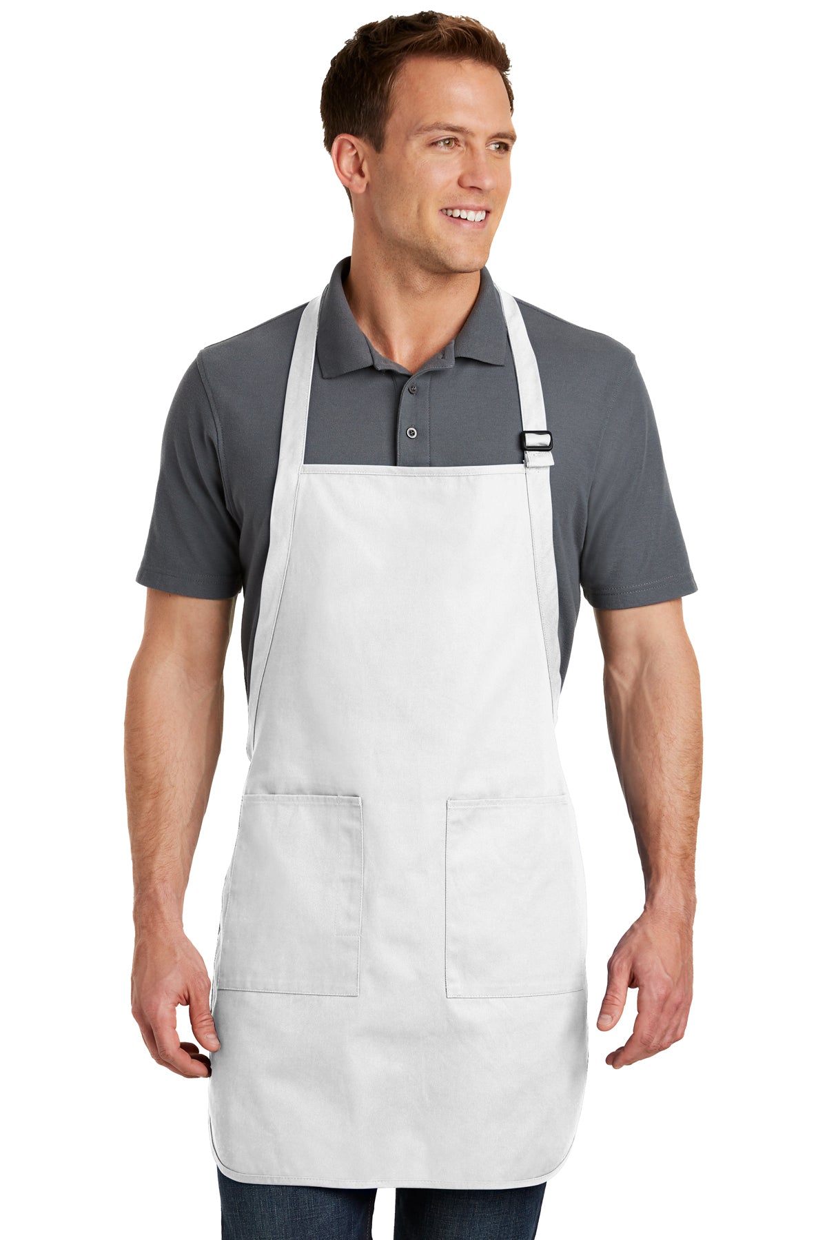 Port Authority Full-Length Apron with Pockets - A500