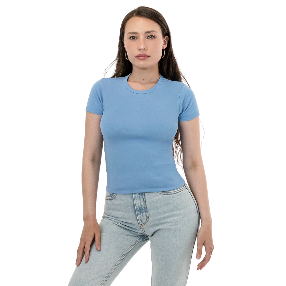 Los Angeles Apparel - 43005 - Classic Crewneck Baby Tee