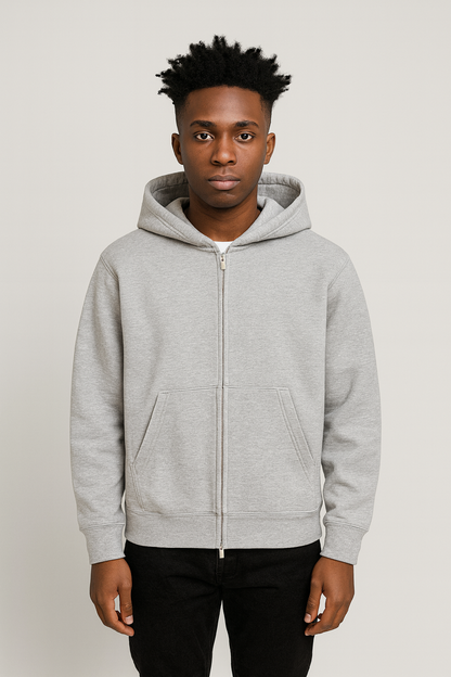 Keys Double Zipper Hoodie