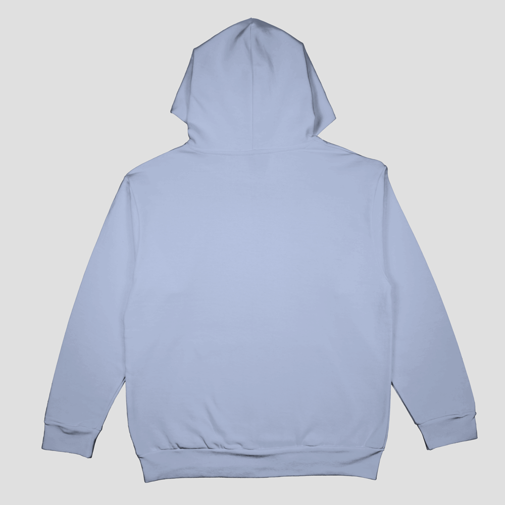 Plain sky blue discount hoodie