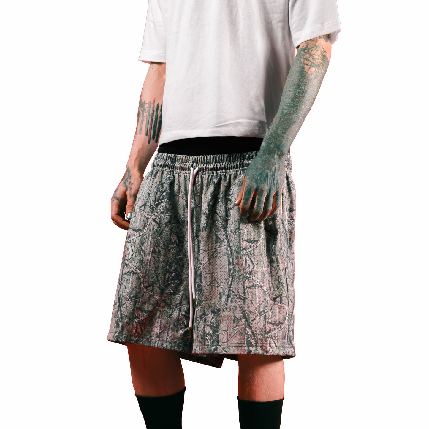 SSW Keys 1030A Heavy Weight Camo Mesh Shorts