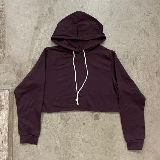 Crop Hoodie 1065 // women cropped hoodie