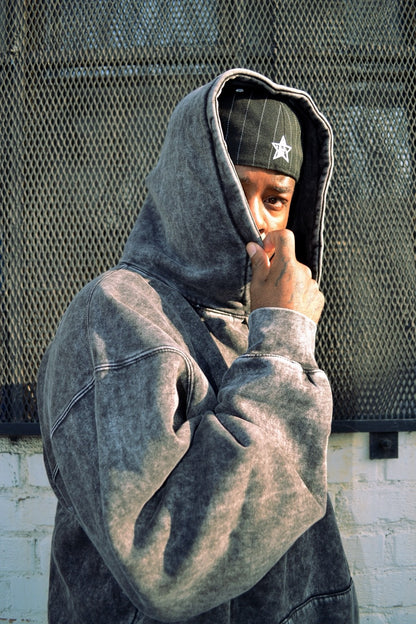 Keys Hoodie Acid Wash