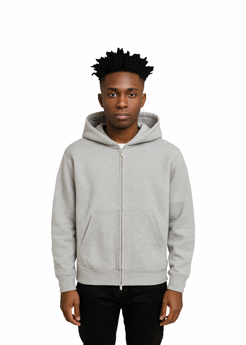 Keys Double Zipper Hoodie
