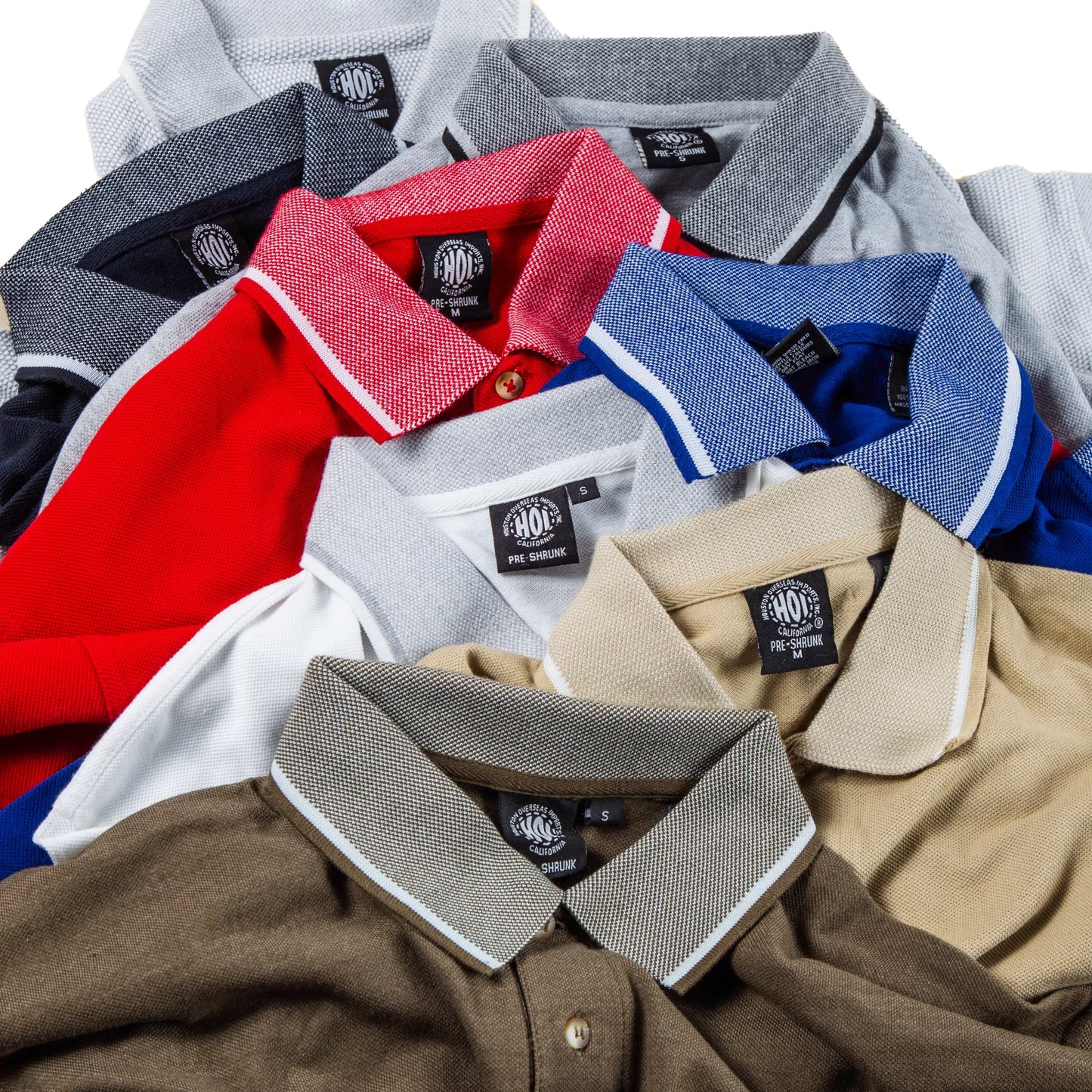 HOI 1073 Polo T-Shirt // ribbed polo