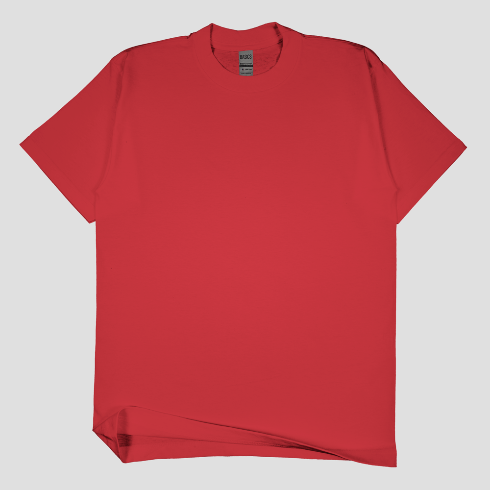 Basic red t deals shirt