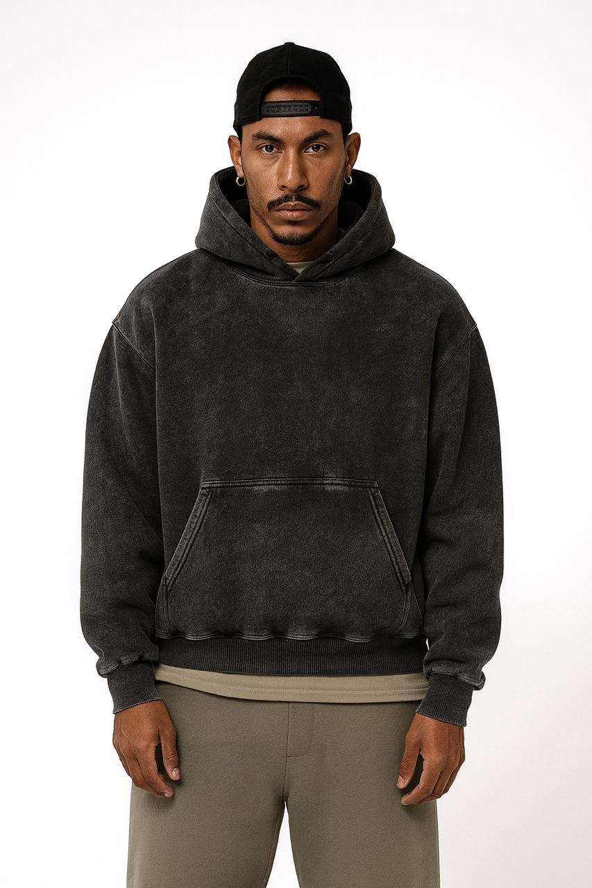 Keys Hoodie Acid Wash