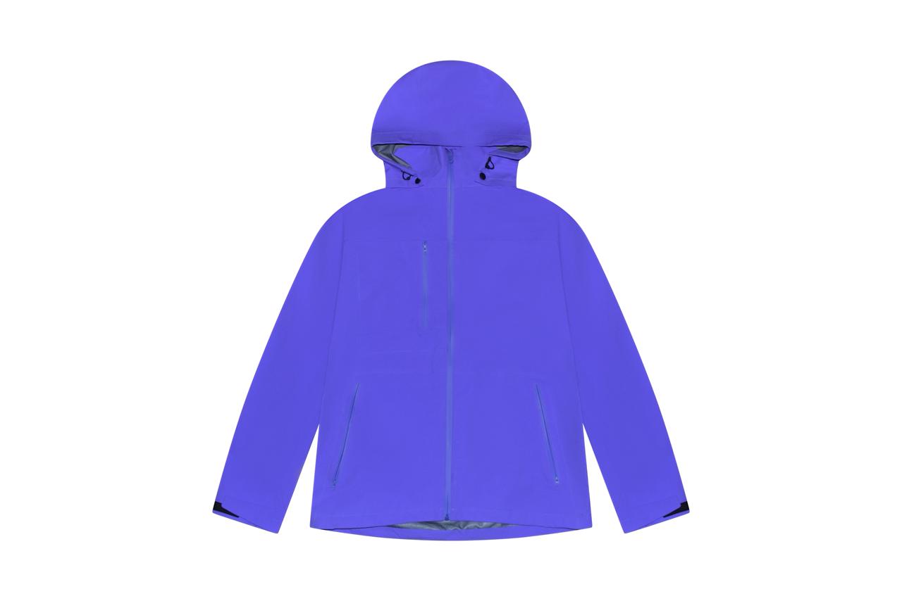 VOS - 7032 Technical Waterproof Full-Zipper Rain Jacket with Hood