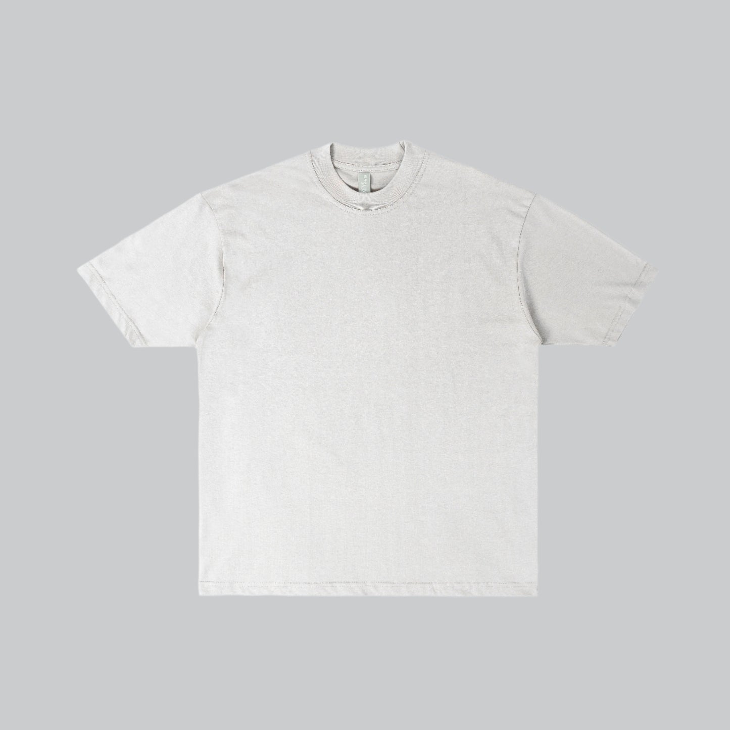 Plain white t-shirt on a white background