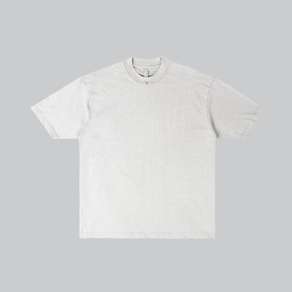 Plain white t-shirt on a white background
