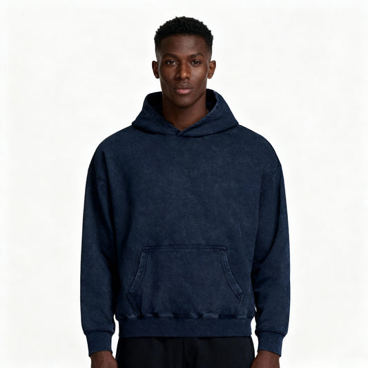 Sky Wear Basics 927 Mineral Wash French Terry Hoodie
