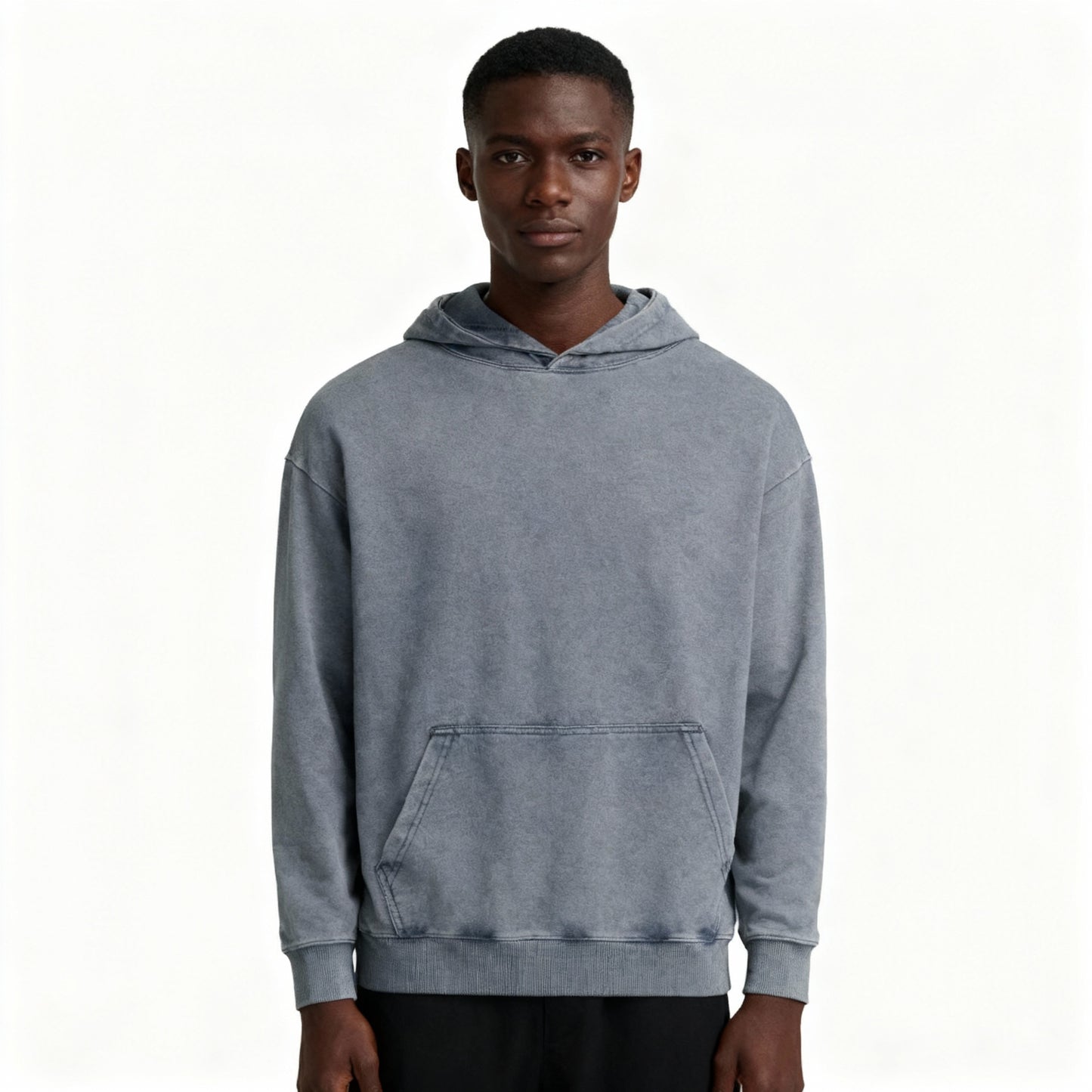 Sky Wear Basics 927 Mineral Wash French Terry Hoodie
