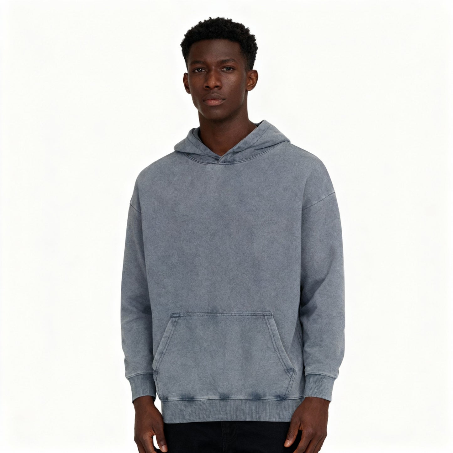 Sky Wear Basics 927 Mineral Wash French Terry Hoodie