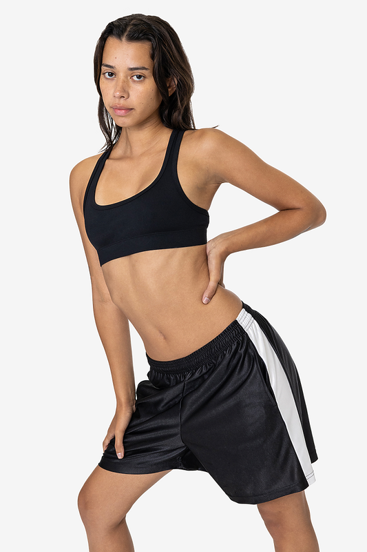 Los Angeles Apparel  HD440 HVY DAZZLE SIDE STRIPE SHORTS