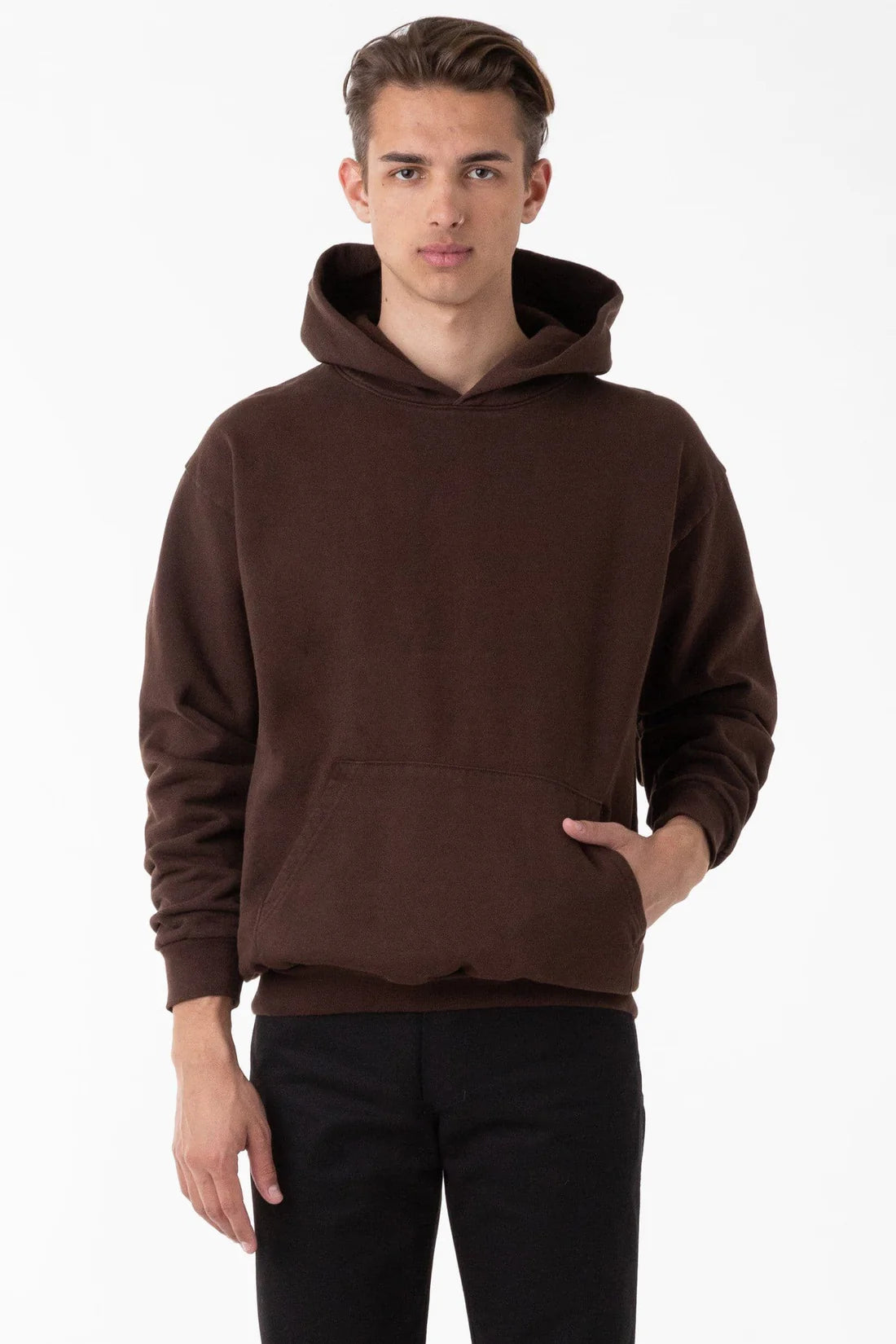 HF09GD - Heavy Fleece Hooded Pullover Sweatshirt