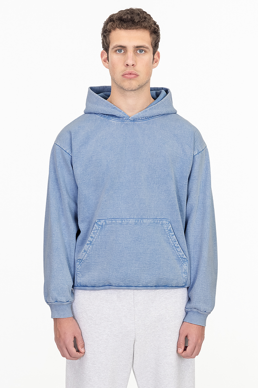 Los Angeles Apparel HF09MW L/S MW HF Hooded PO 14 oz