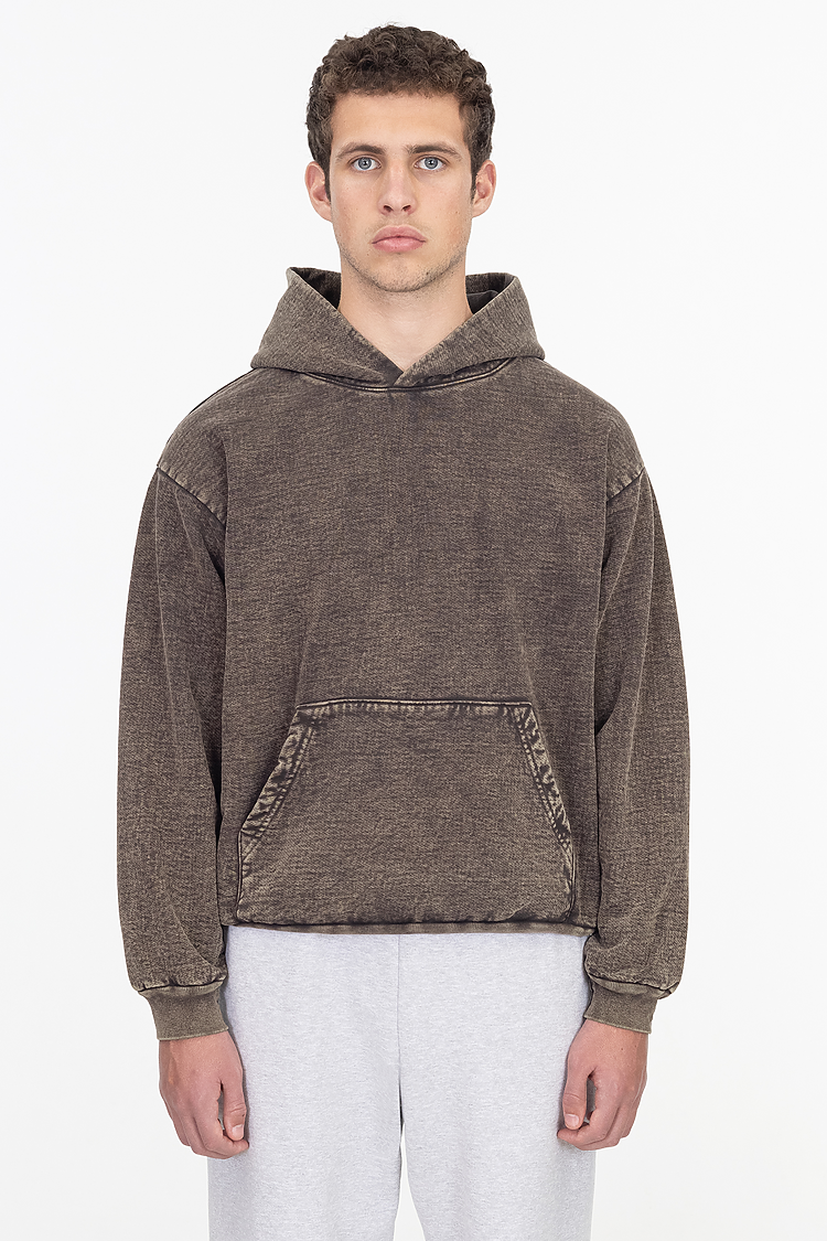 Los Angeles Apparel HF09MW L/S MW HF Hooded PO 14 oz