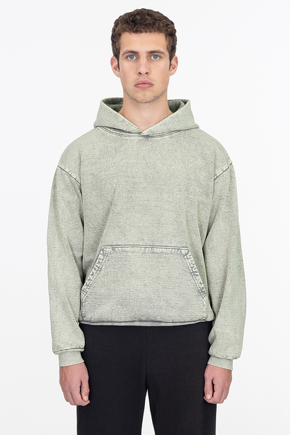 Los Angeles Apparel HF09MW L/S MW HF Hooded PO 14 oz