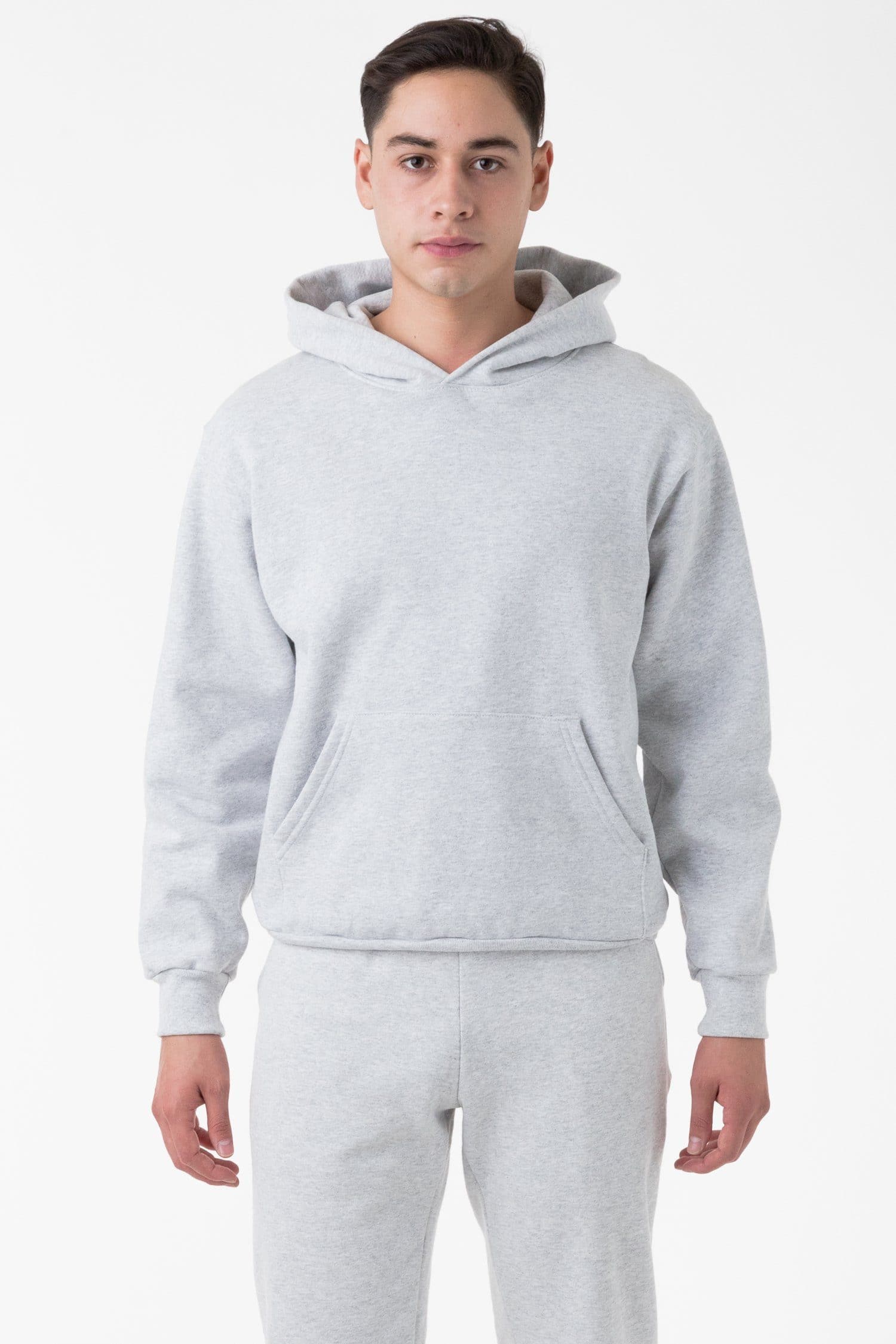 Los Angeles Apparel - HF-09 - Heavy Fleece Hooded Pullover Sweatshirt – Sky  Sportswear