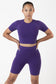 83078GD - Garment Dye Short Sleeve Crop Top
