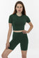 Los Angeles Apparel - 83078GD - Garment Dye Short Sleeve Crop Top