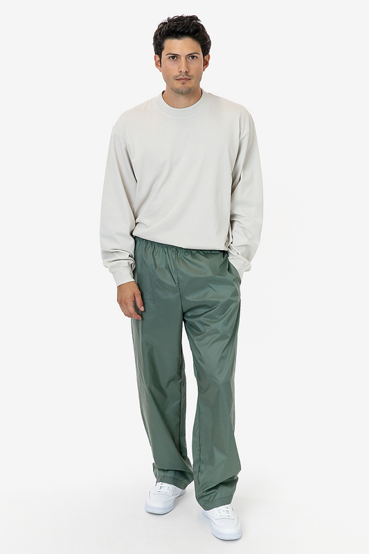 Los Angeles Apparel RNF445 Wide Leg Nylon Taffeta Pant