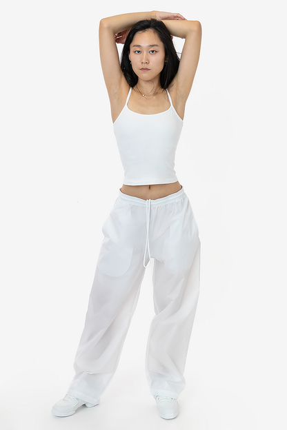 Los Angeles Apparel RNF445 Wide Leg Nylon Taffeta Pant