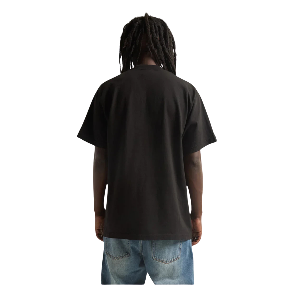 【HI FI FNK】Fade Dyeing Oversized Top Pink Floyd Distressed Oversized Tie Dye Top - Magenta/combo