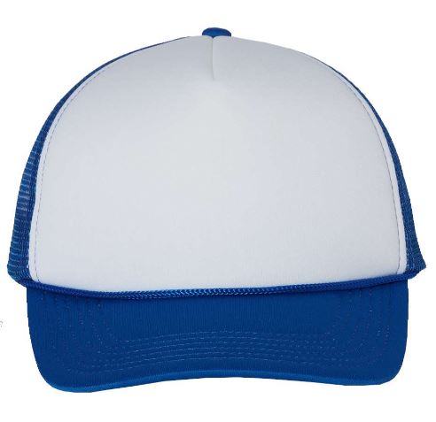 Top Headwear Blank Trucker Hat - Mens Trucker Hats Foam Mesh Snapback  White/Kelly Green